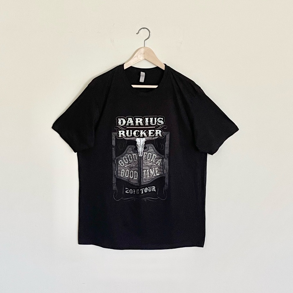 Darius Rucker 2016 Good For A Good Time Tour Black Concert T Shirt Adult XXL